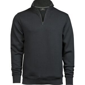 Tee Jay Unisex Adult Half Zip Sweatshirt / Dark Grey